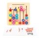 Bakalu Wooden Educational Letter and Word Learning Board KZ0997