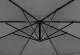 Large Cantilever Garden Parasol 3.5m with Tilt, Grey MultiGarden
