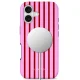 Tech-Protect Lamano MagSafe Case for iPhone 17, Red and Pink