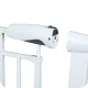 Nukido Safety Gate with Magnetic Lock (77-108.5 cm), White