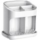 Kitchen Cutlery Drainer and Organizer, White