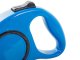 Automatic dog leash with lock, 5m, up to 15kg, blue