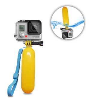 Buoyancy Mount for GoPro and SJCAM Sports Cameras, Yellow