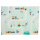 Double-Sided Foldable Foam Play Mat, Pandas and Street, 180 x 200 cm