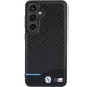 BMW Samsung Galaxy S24 Case Leather Carbon, Black