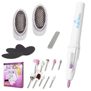 Pedi Mate Manicure and Pedicure Set, 14 Pieces