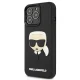 Karl Lagerfeld iPhone 13 Case 3D Rubber Karl\'s Head Black