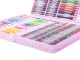 Art Set in a Suitcase, 168 Pieces, Pink