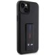 BMW iPhone 14 Plus / 15 Plus Case Grip Stand Hot Stamp, Black