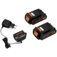 Black & Decker BL188KB-QW 18V Cordless Combi Drill Driver with 2 Batteries