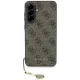 Guess HC PU 4G Charm Case for Samsung Galaxy A56 5G, Brown