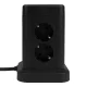 Huslog Vertical Tower Power Strip with USB & USB-C, 8 Sockets (HUS1004)
