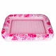Inflatable Pool Lounger Floating Mattress with Pillow 175cm, Pink