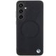 BMW Samsung Galaxy S24 Plus Case Signature Leather MagSafe, Black