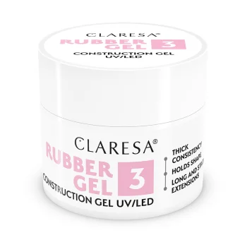 Claresa Rubber Gel 3 Nail Builder Gel, 90g