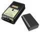 Xbox 360 controller battery charging station with 2 spare batteries, black