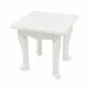 Kids vanity table with LED lighted mirror for girls, white
