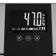 Ruhhy 00024638 Analytical Bathroom Scales with LCD, Black/Silver
