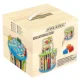 Kruzzel 11-in-1 Wooden Educational Cube for Kids