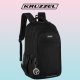 Large 45L Laptop Backpack for School Kruzzel 24526, Black