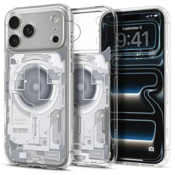 Spigen Ultra Hybrid MagSafe Case for iPhone 18 Pro Max / 17 Pro Max, Zero One White