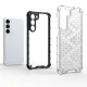 Case for Samsung Galaxy S23+, Honeycomb Hybrid Cover, Blue