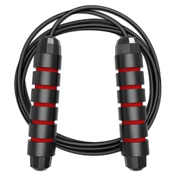Crossfit Fitness Skipping Jumping Speed Rope, Red