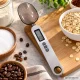 Digital Kitchen Spoon Scale LCD, 300 g / 0.1 g, Black and Silver