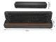 Rechargeable Vacuum Sealer for Food with 10 Bags Black-Grey