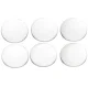 Ruhhy Wall Door Bumper, 6 Pcs, Transparent