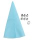 Cake Decorating Supplies Kit with 6 Icing Tips and Silicone Pastry Bag for Cupcakes Cookies