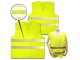 Yellow Reflective Safety Vest, Size XXL