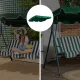 Replacement Garden Swing Canopy 200x120cm Waterproof MultiGarden, green