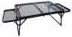 Folding Aluminum Camping Table with Side Shelves