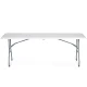 Plonos 440100 Folding Garden and Catering Table 244 cm, White
