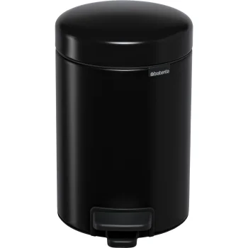 Brabantia Newicon Pedal Bin 3 L, Matt Black