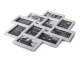 Large 3D Photo Frame for 10 Photos, White