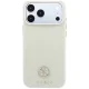 Guess Grained Round Strass Logo MagSafe Case for iPhone 18 Pro Max / 17 Pro Max, Beige