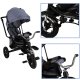 Bērnu Trīsriteņu Ratiņi Ritenis TRIKE FIX V3 Pro, Zils | Kids Baby Bike Tricycle Stroller Buggy