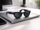 Smart AI Glasses with Full HD Camera and Voice Translator, Black