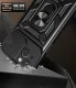 Dėklas iPhone 15 Plus su kameros dangteliu ir stovu Hybrid Armor Camshield, rožinis