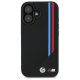 BMW M Meshed Tricolor Stripes MagSafe Case for iPhone 16 - Black