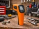 Non-Contact Laser Infrared Thermometer and Pyrometer, -50 to +550 °C, Orange