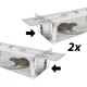 Humane Live Catch Cage Trap for Martens and Rats 60 cm