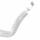 Dudao R7 Car Charger 2x USB 2.4A with 3-in-1 Cable, White