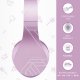 PowerLocus P2 Kids Wireless Headphones, Purple/White