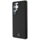 Mercedes Leather Debossed Lines MagSafe Case for Samsung Galaxy S25 Ultra, Black