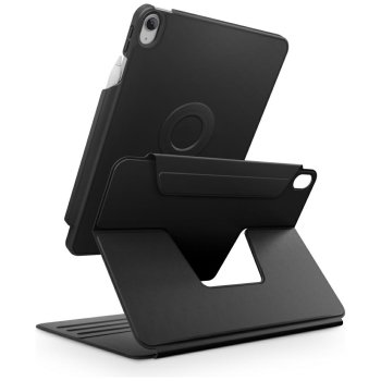 Uniq Rovus Snapmount Folio Case for iPad 11" (2025) / 10.9" (2022), Black