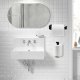 Nerūsējošā tērauda tualetes papīra turētājs, Melns | Toilet Paper Holder