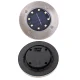 Solar Ground Garden Lights, 8 LED, Warm White, 4 Pcs
